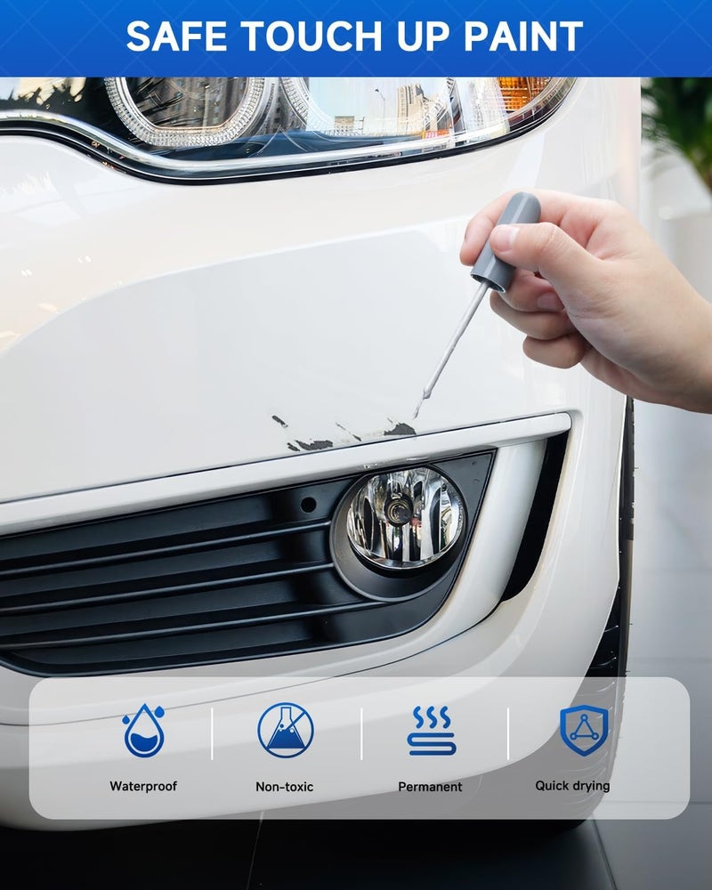 RSACET 1G3 Magnetic Gray Metallic Touch Up Paint Compatible with Toyota Exact Match Touch Up Paint Car Scratch Repair - Image 5
